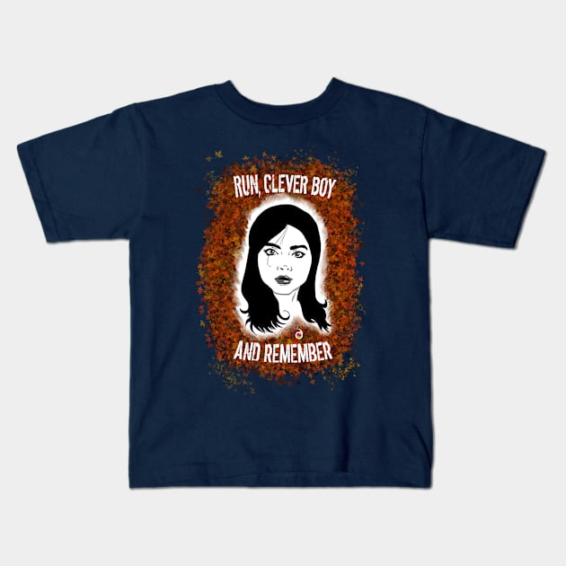 Clara Oswin Oswald Kids T-Shirt by rednessdesign